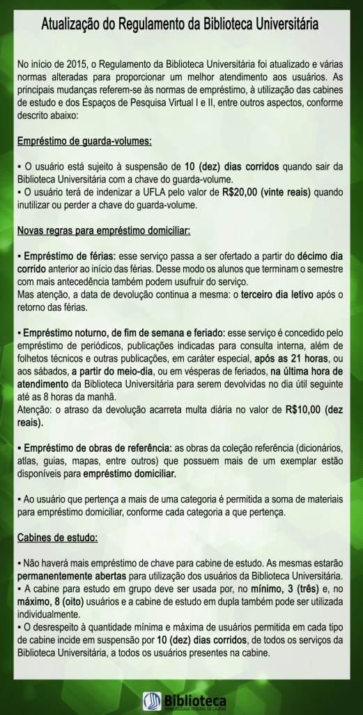 banner regulamento biblioteca